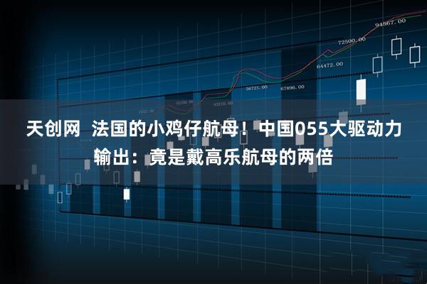 天创网  法国的小鸡仔航母！中国055大驱动力输出：竟是戴高乐航母的两倍